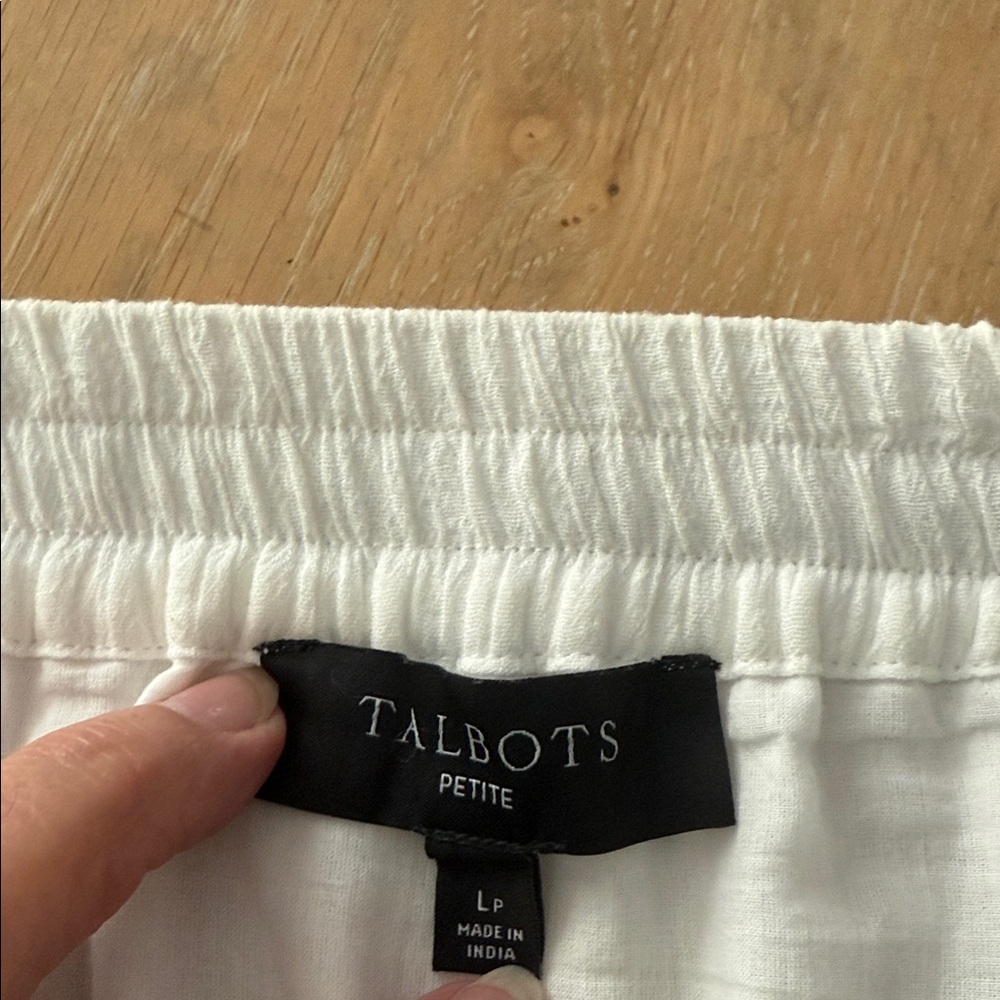 Talbots Cream Tiered Midi Skirt - Picture 2 of 4